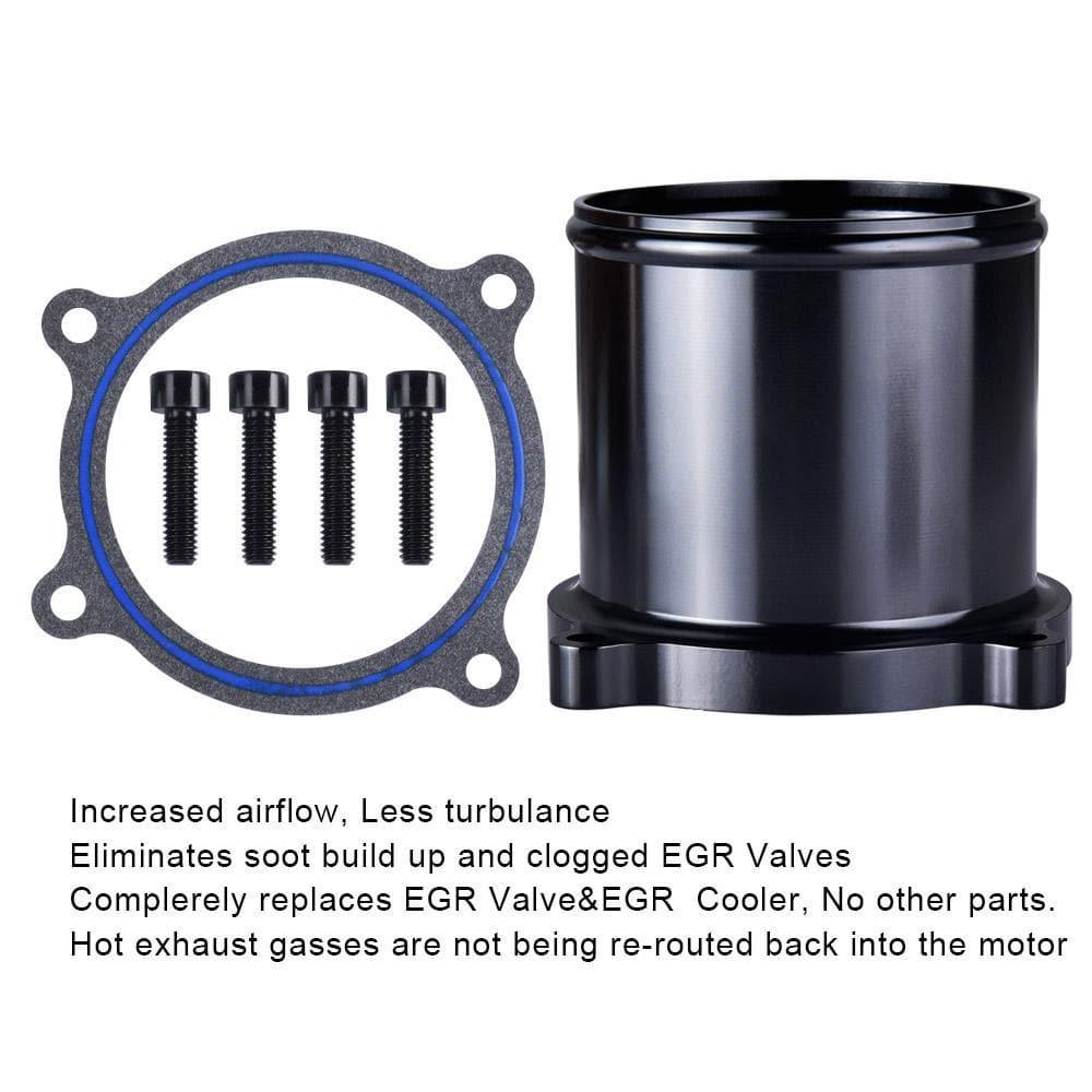 2010-2014 6.7L Cummins Dodge Ram EGR Throttle Valve Cooler Delete Kit