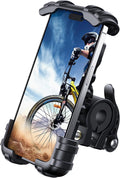Bike Phone Holder, Motorcycle Phone Mount - Lamicall Motorcycle Handlebar Cell Phone Clamp, Scooter Phone Clip for iPhone 14 Plus/Pro Max, 13 Pro Max, S9, S10 and More 4.7" - 6.8" Smartphones