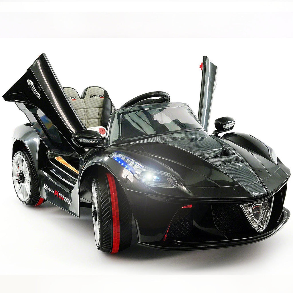 2023 Sport Kids Car Ride On Car Electric Battery Power w/ Skyline Doors, Leather Seat, Remote Control