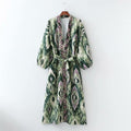 floral long kimono