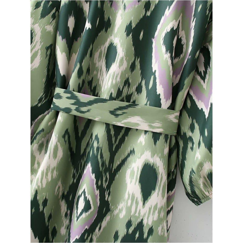 floral long kimono