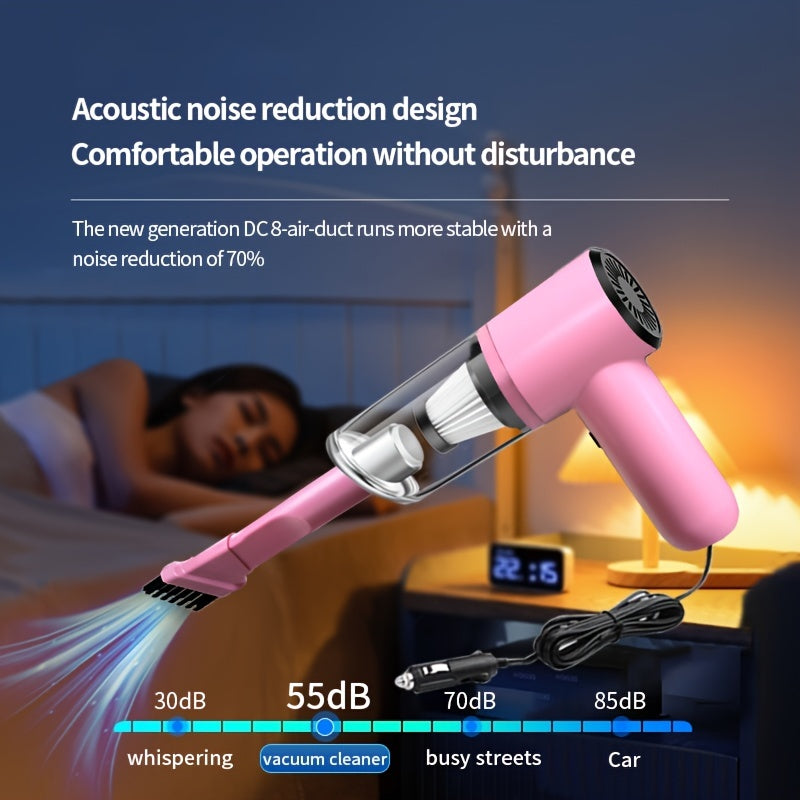 Vehicle-mounted Vacuum Cleaner Super Suction Super High Power Wet And Dry Cleaning Cat Hair Pet Hair Multi-functional Portable Mini-handheld