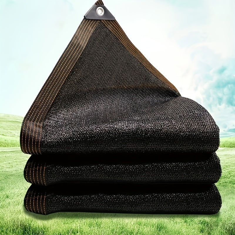 Sun Shade Cloth, Dense Shading Heat Insulation Net, Shading Cloth, Sun And Snow Protecting For Balcony, Courtyard, RV Camping, Black