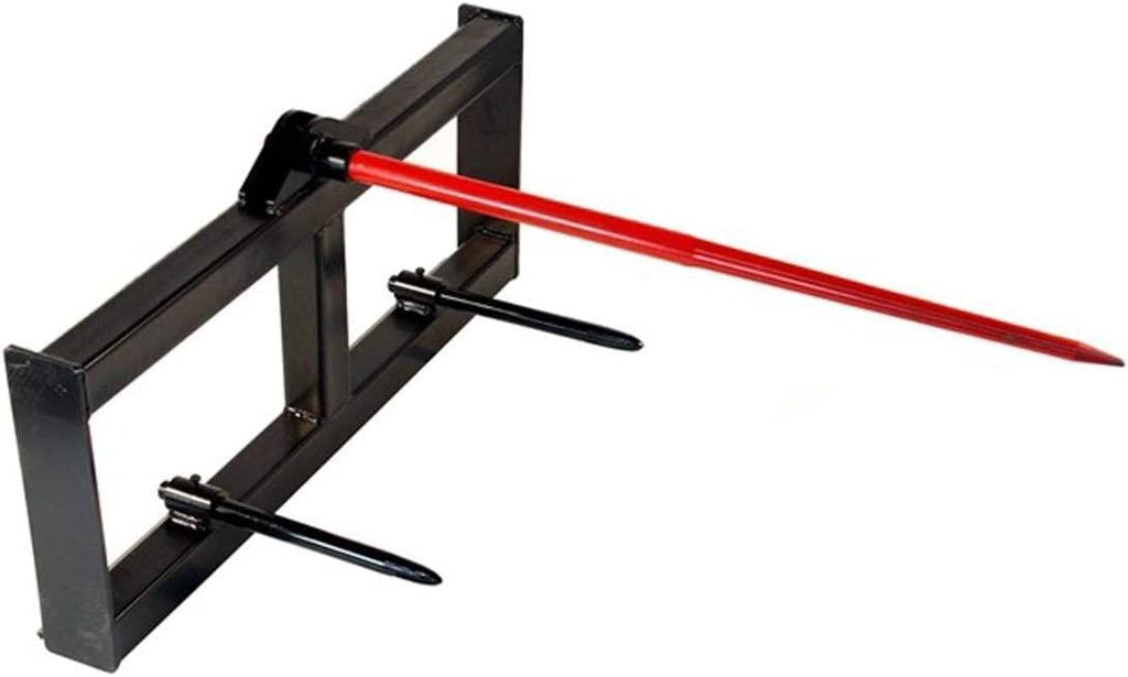 Attachments Skid Steer Hay Spear  Tach Attachment 49"
