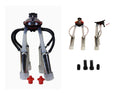 Melasty, Cow Milker Claw Cluster Complete with 240cc MilClaw, 4 Silicone Liners, 4  Steel Shells, 4 Air Tubes, 2 Blind Stoppers, 2 Caps and 2 Plugs. Milk 2, 3 or 4 teats at a time!