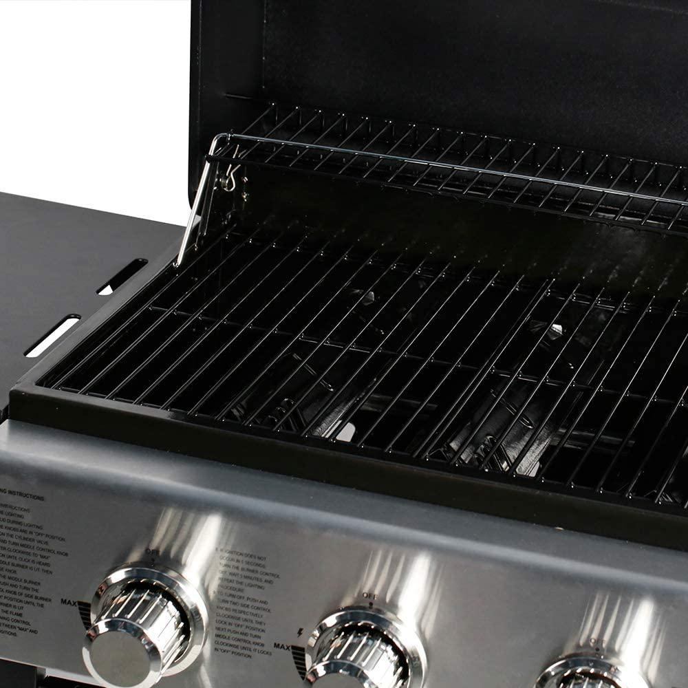 Parrilla De Gas Quemador Parilla Asadores Carne Pollo Pescado Azadora Parrillero