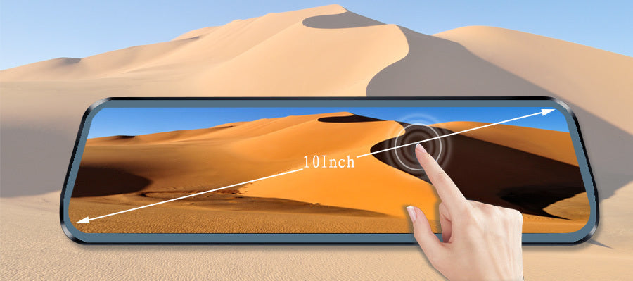 Mirror Camera 1080P For Car Touch Screen Video Recorder Rearview Mirror Dash Cam Front And Rear Camera Mirror DVR