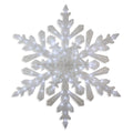 47" LED Lighted Twinkling Cool White Snowflake Christmas Outdoor Decoration