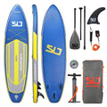 Classic 10 ft. 6 in. Glowworm Premium Inflatable Stand Up Paddle Board with Full SUP Accessories
