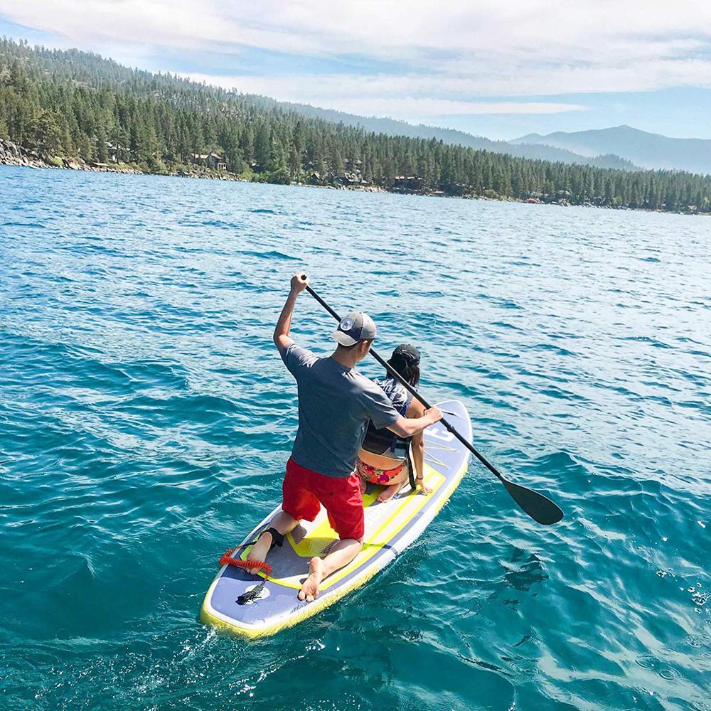 Classic 10 ft. 6 in. Glowworm Premium Inflatable Stand Up Paddle Board with Full SUP Accessories