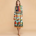 autumn fashion runway dress