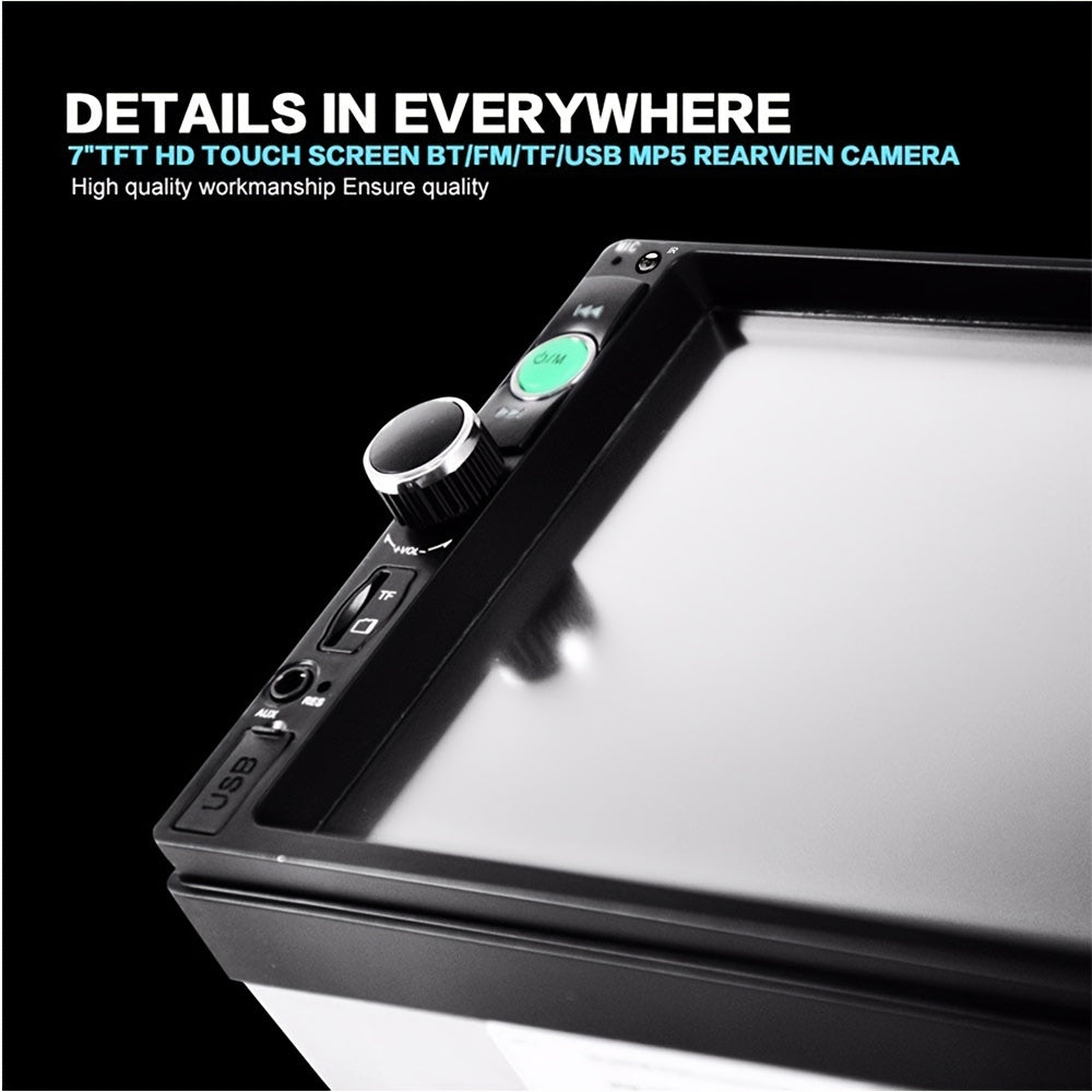 2 Din 7 Inch Car Stereo Touch Screen Multimedia MP5 Radio
