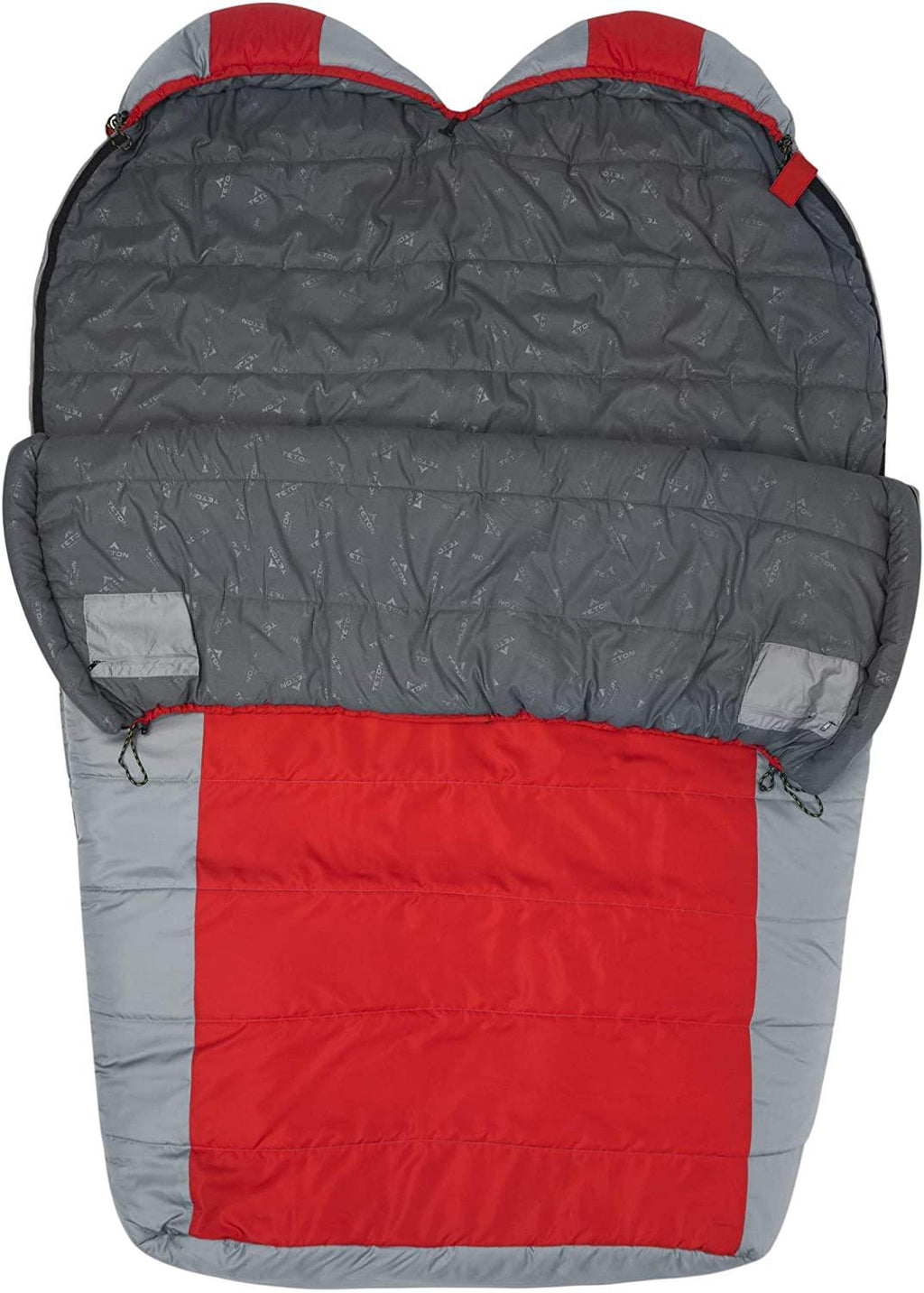 TSports Tracker Ultralight Double Sleeping Bag; Lightweight BackpacSleeping Bag for Hiand Camping Outdoors; Compression Sack Included; Never Roll Your Sleeping Bag Again