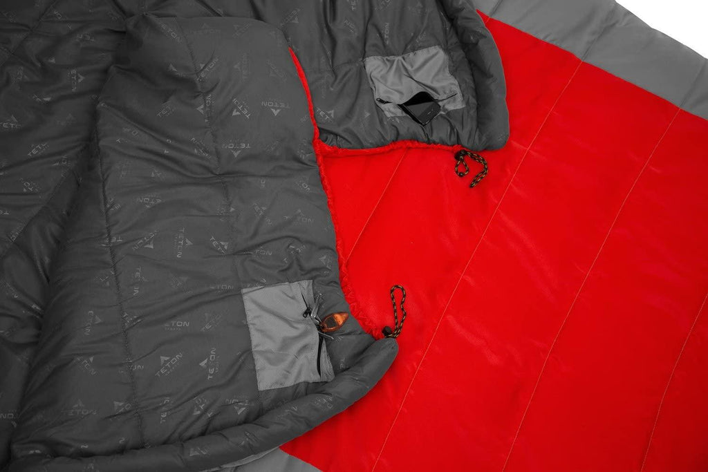 TSports Tracker Ultralight Double Sleeping Bag; Lightweight BackpacSleeping Bag for Hiand Camping Outdoors; Compression Sack Included; Never Roll Your Sleeping Bag Again
