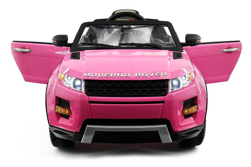 2023 Moderno Rover 12V Battery Powered Wheels Ride on Toy Car w/ Music, LED Lights, Openable Doors