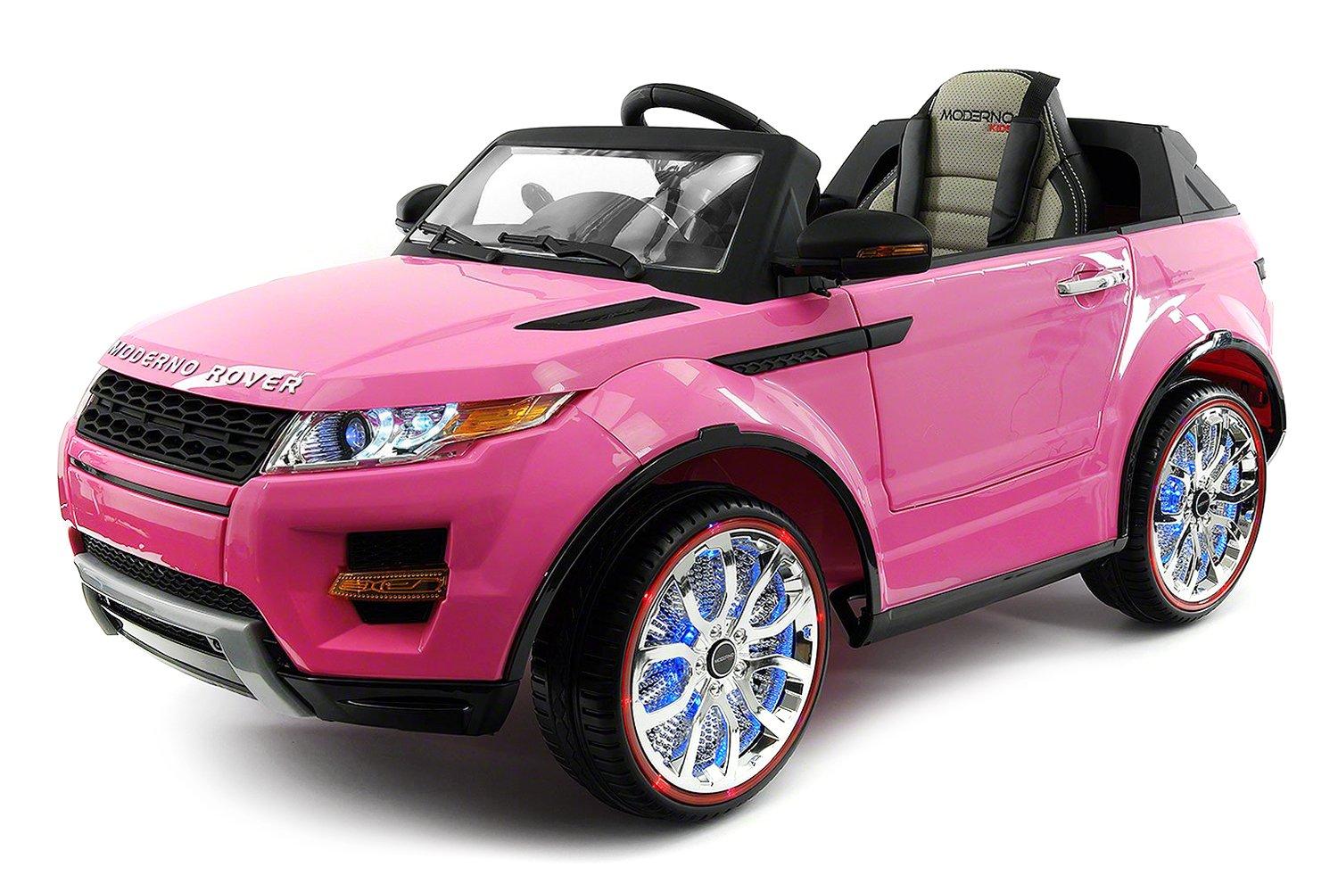 2023 Moderno Rover 12V Battery Powered Wheels Ride on Toy Car w/ Music, LED Lights, Openable Doors