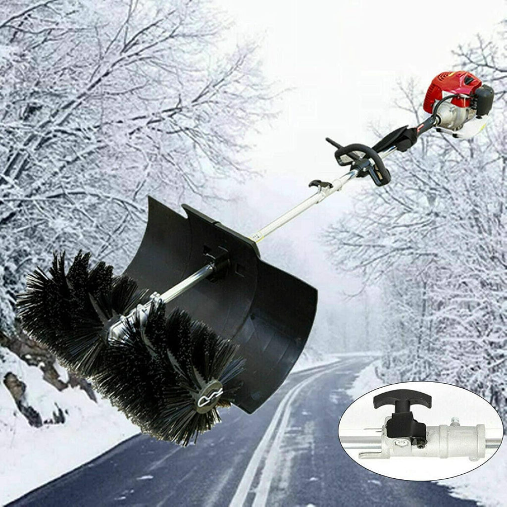 YIYIBYUS Gasoline-Powered Sweeper, Hand-Held Broom Driveway, Lawn Sweeper, Lawn Sweeper, Snow Sweeper, Cleaning Behind The Driveway 2.3Hp 52CC
