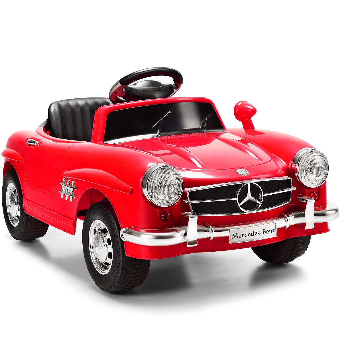 Gymax Mercedes Benz 300SL AMG Children Toddlers Ride on Car Electric Toy Red