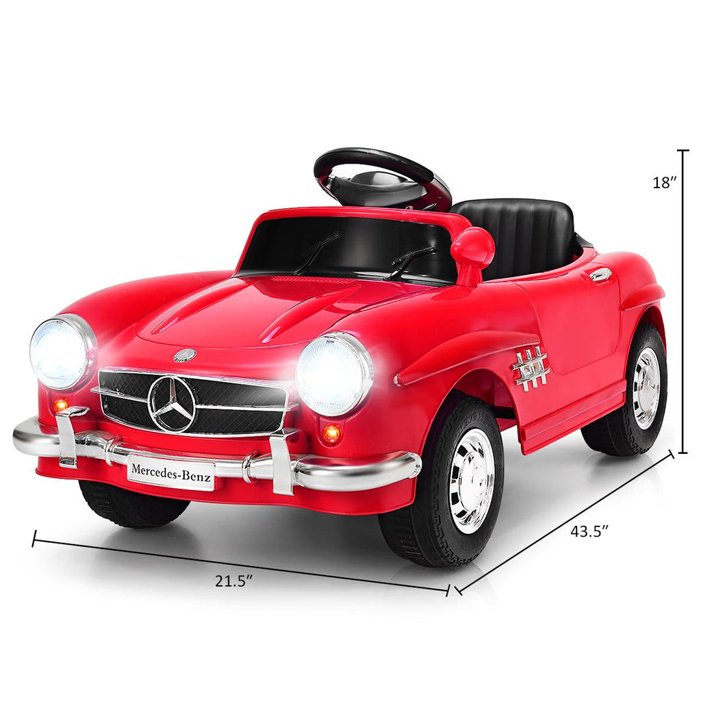 Gymax Mercedes Benz 300SL AMG Children Toddlers Ride on Car Electric Toy Red
