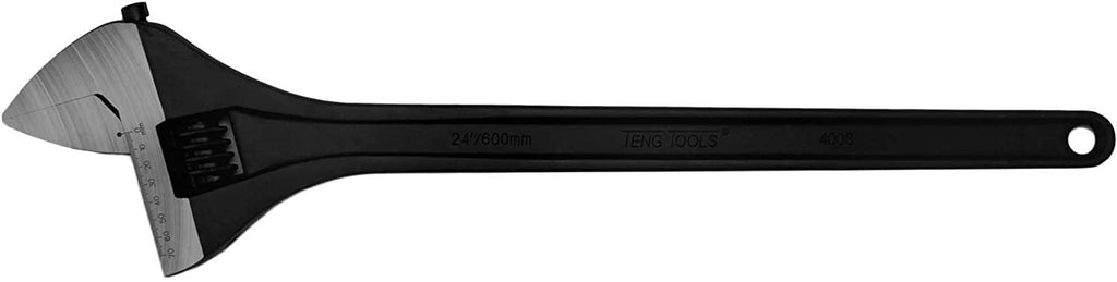 Teng Tools 24 Inch Industrial Adjustable Wrench With Graduated Scale - 4008