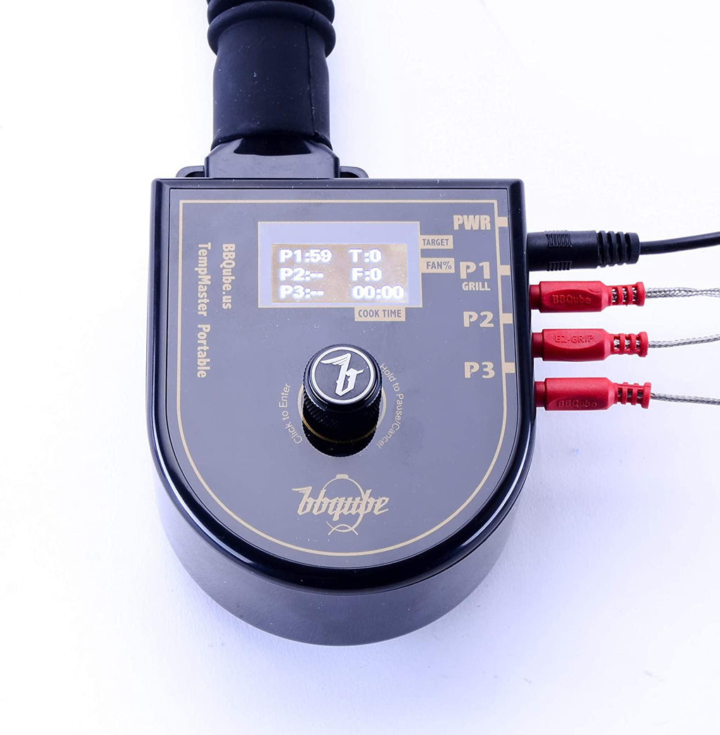 Temp BBQ Temperature Smart Controller Fan/Thermometer Adapter Carry-A