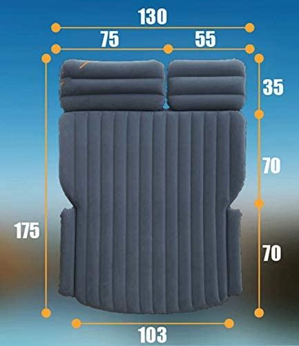 DIAOD Car Inflatable Bed FlocFabric Car Inflatable Mattress Car SUV Bed Car Supplies