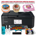 Canon PIXMA Cake ImaPrinter, Edible Ink Cartridges, Wafer & Sugar Sheets Bundle