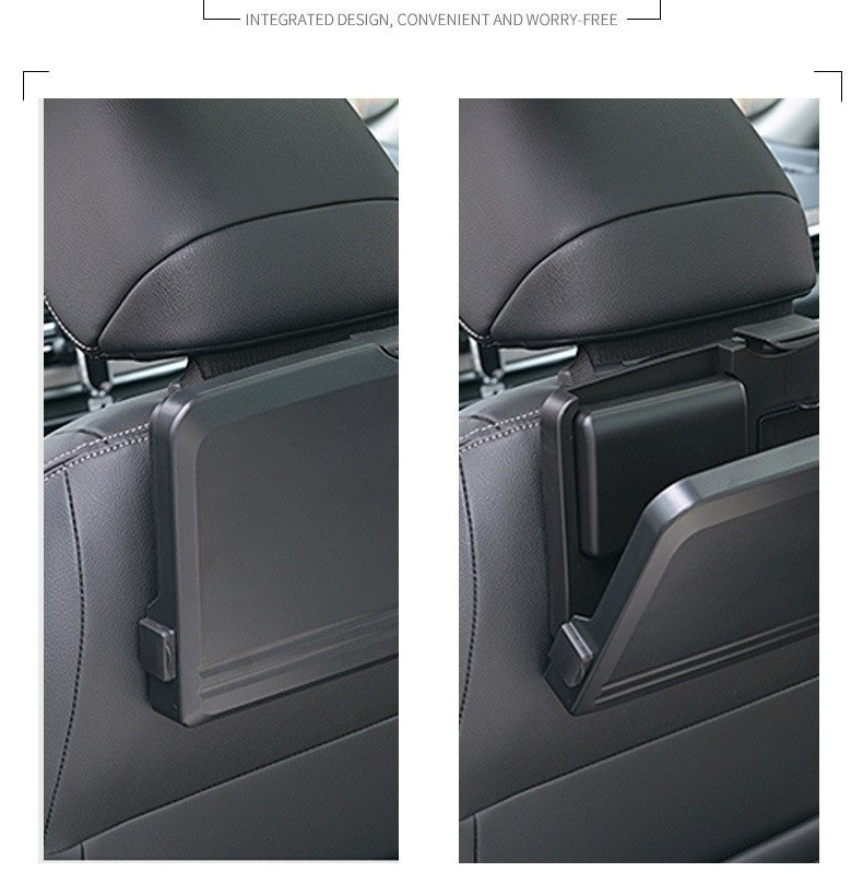 Upgrade Your Car's Interior with this Multifunctional Tray Desk - Perfect for Eating, Drinking, and Storing!