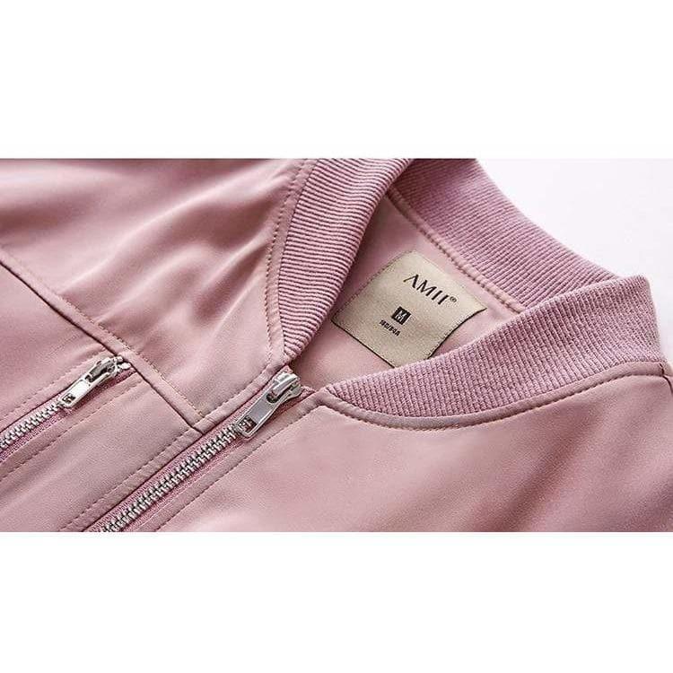 vintage embroidery zipper casual jacket