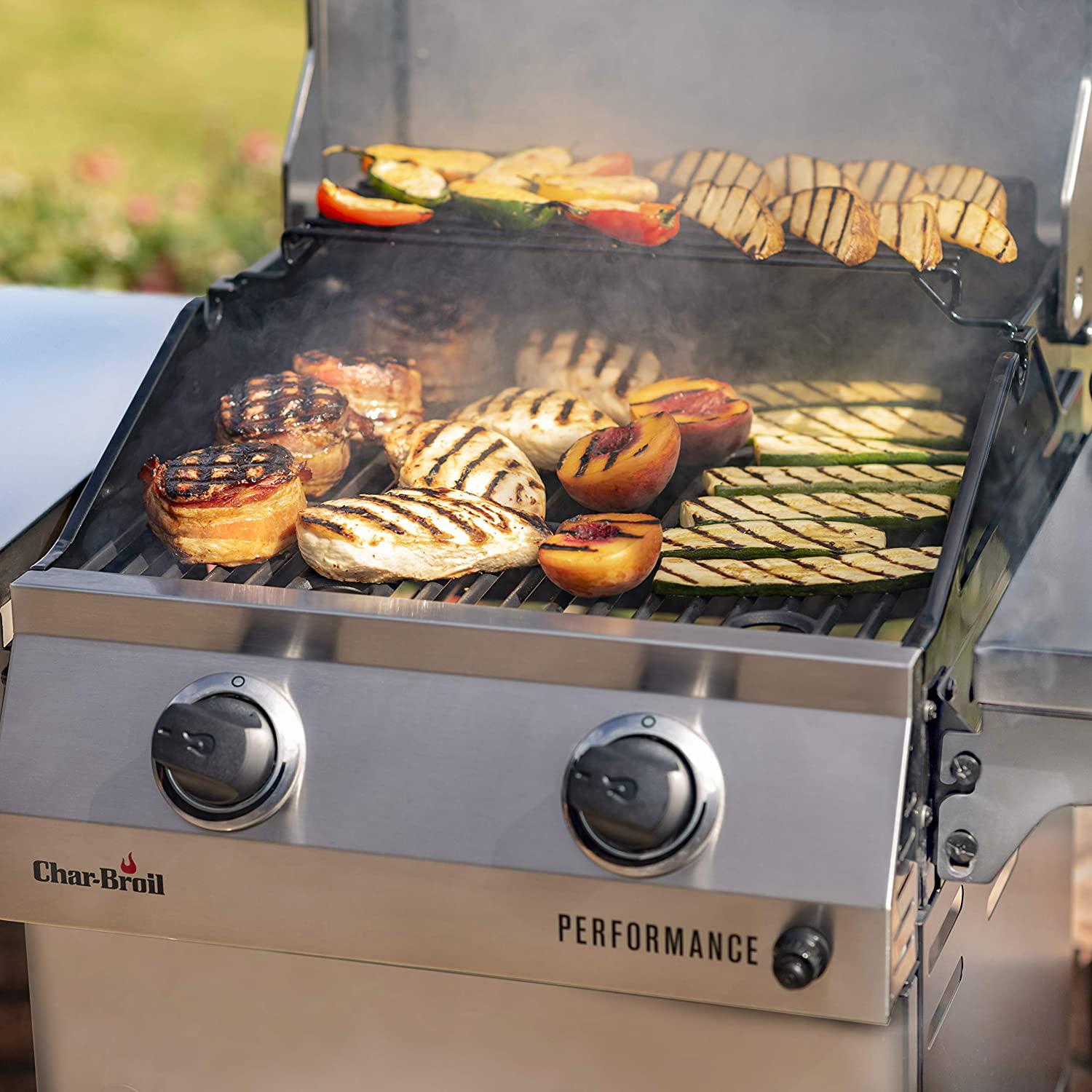 463660421 Performance 2-Burner Cabinet Style Liquid Propane Gas Grill