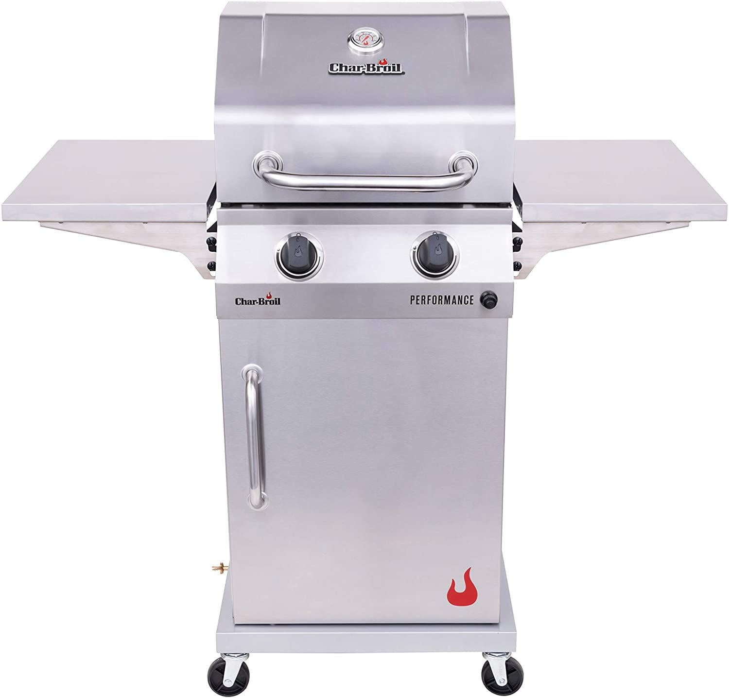 463660421 Performance 2-Burner Cabinet Style Liquid Propane Gas Grill