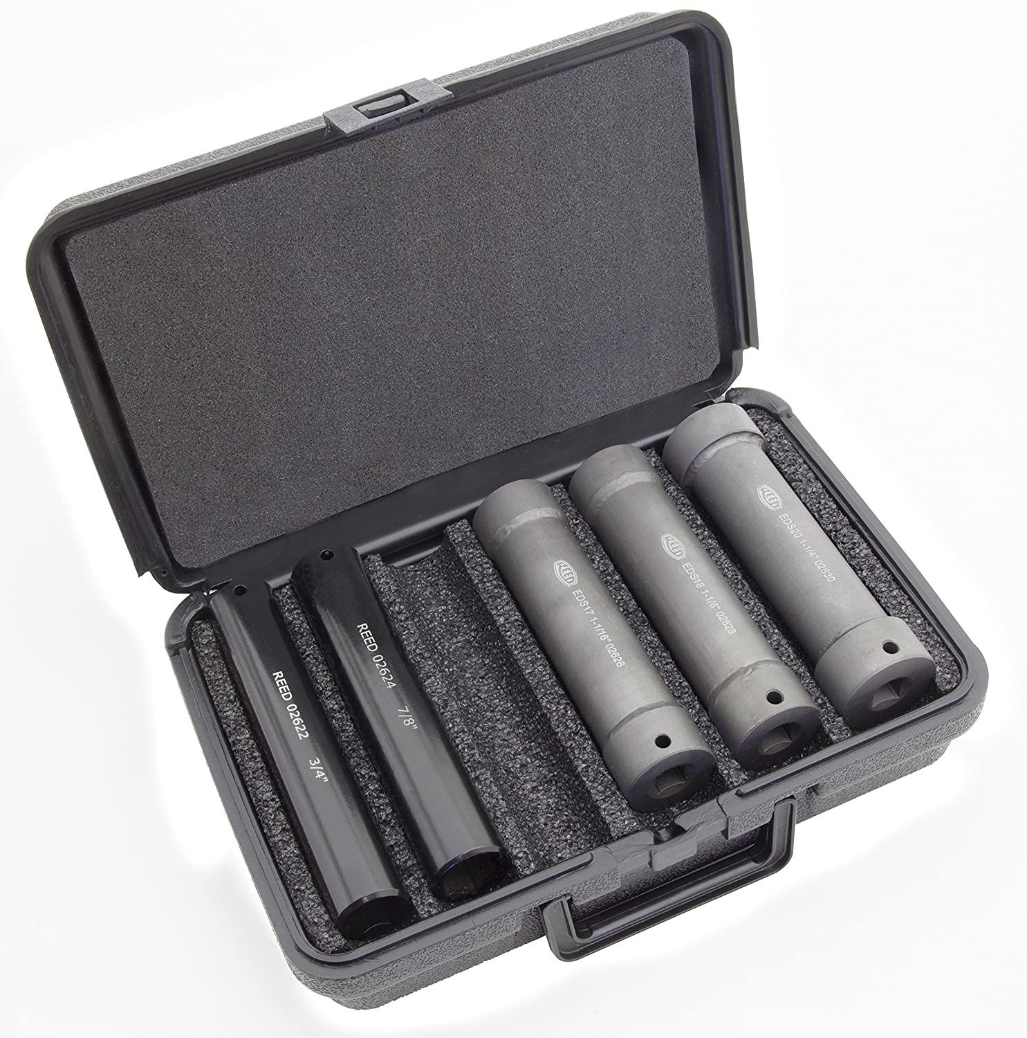Reed Tool EDSK5 Extended Length Socket Set