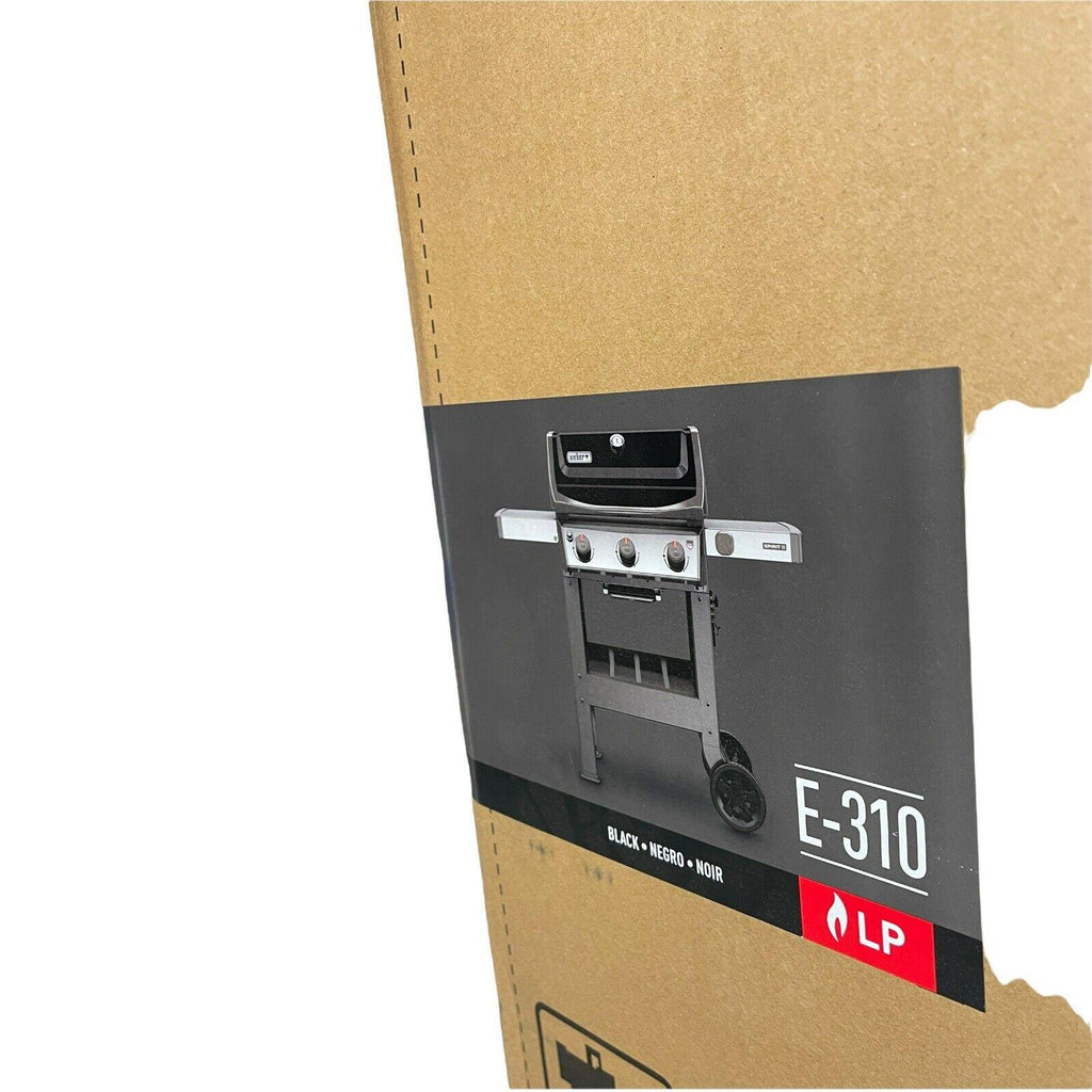 Spirit II E-310 3-Burner Liquid Propane Grill - Black