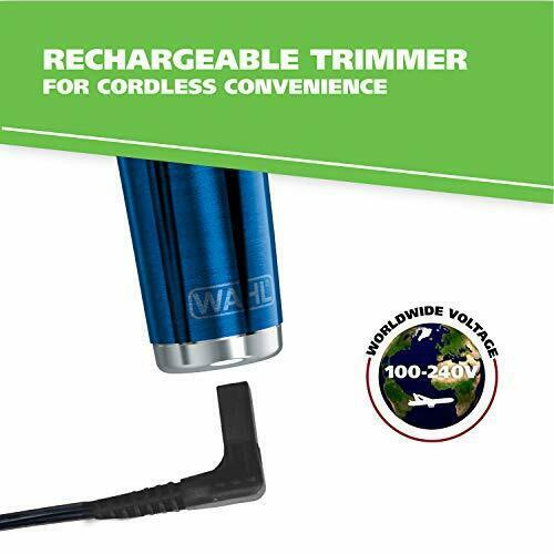 Wahl  Steel Lithium Ion 2.0+ Slate Beard Trimmer for Men - Electric ...