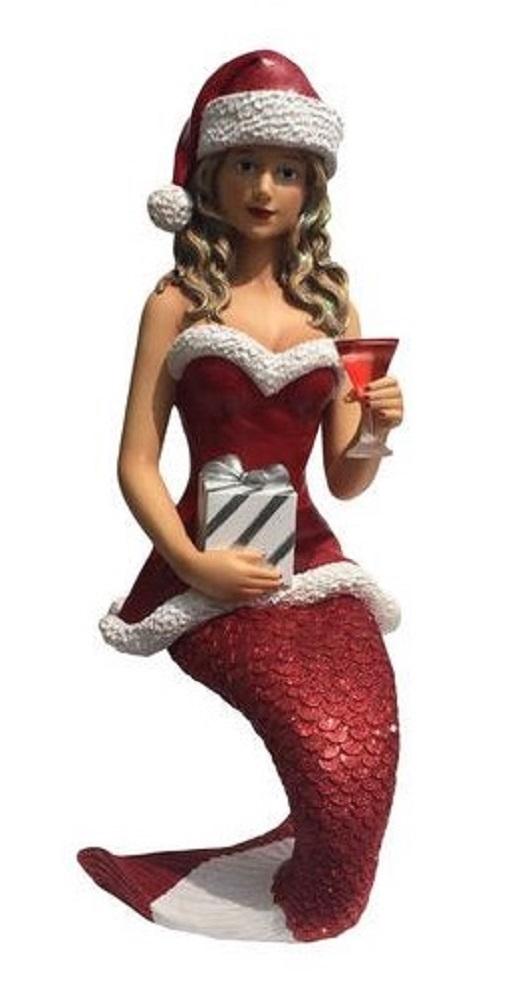 December Diamonds Santa Baby II Mermaid Large Figurine Sculpture 5555018 New