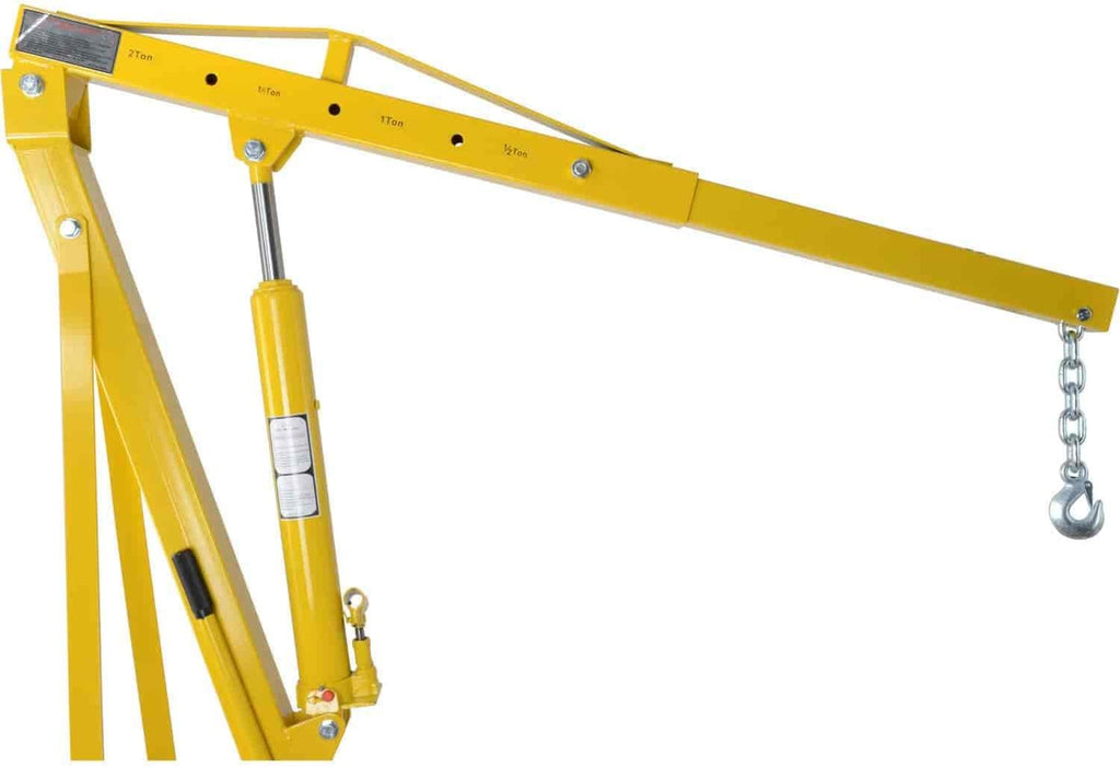 JEGS 81045K 2-Ton Automotive Shop Crane [Boom Operating Range: 41 3/8 in. to 62 1/2 in.]