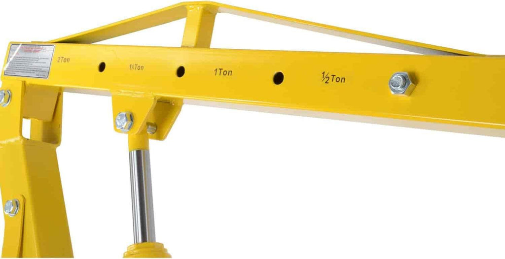 JEGS 81045K 2-Ton Automotive Shop Crane [Boom Operating Range: 41 3/8 in. to 62 1/2 in.]