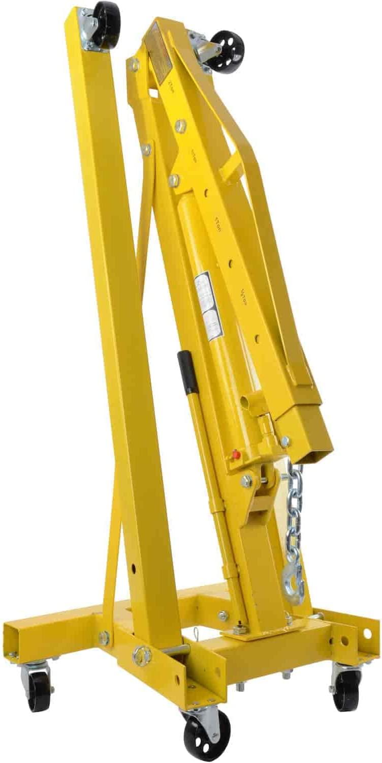 JEGS 81045K 2-Ton Automotive Shop Crane [Boom Operating Range: 41 3/8 in. to 62 1/2 in.]