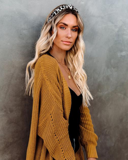 Key Cheetah Twist Headband - FINAL SALE