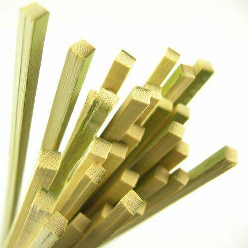 14.6" x 0.2" Extra Long Heavy Duty Square Bamboo Yakitori BBQ Skewers