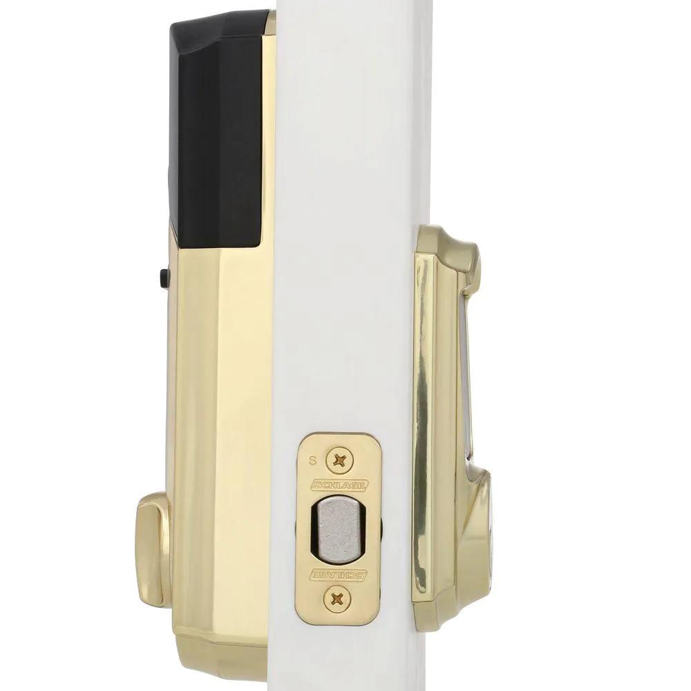Camelot Bright Brass Connect Smart Lock