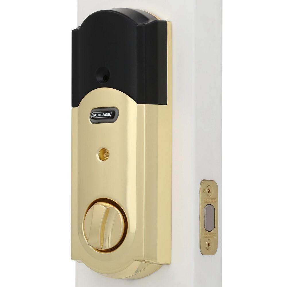 Camelot Bright Brass Connect Smart Lock