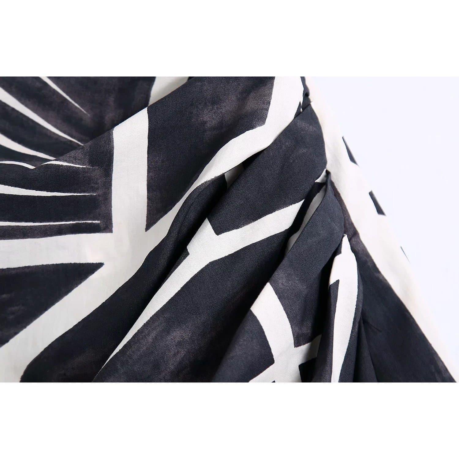 asymmetric hem high waist mini skirt