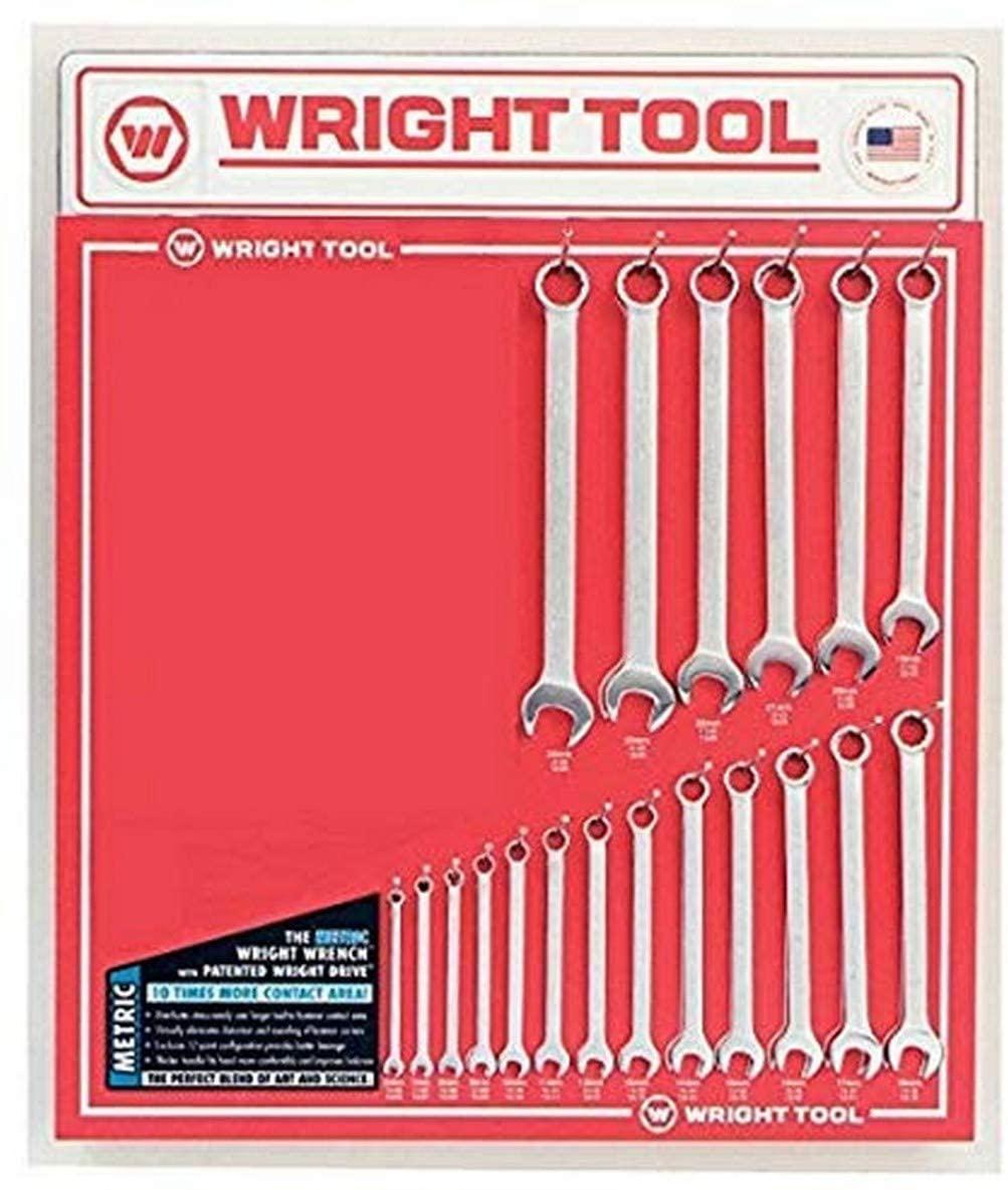 Wright Tool D980 Metric Combination Wrenches, Full Polish