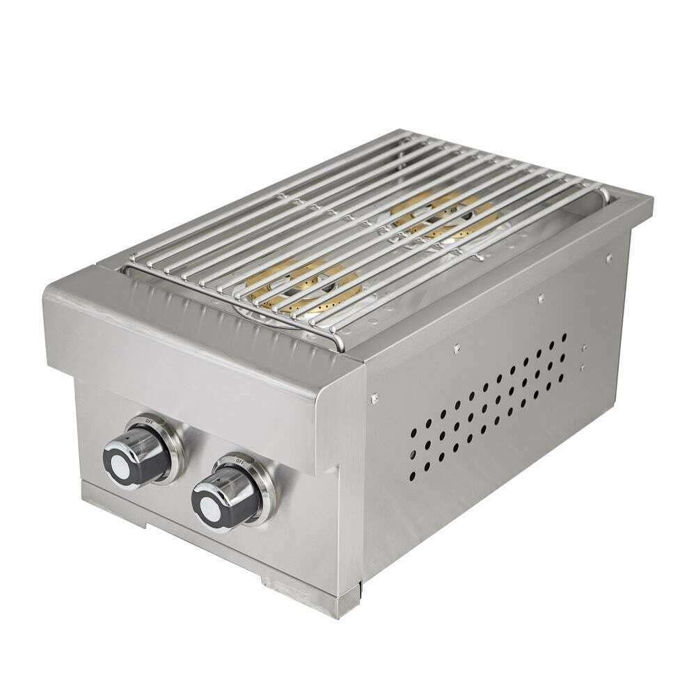 Turbo -In Propane Gas Double Side Burner With Lid