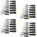 Bondhus 10737 Set of 11 Balldriver Screwdrivers, ProGuard Finish, Long Length, sizes 5/64-3/8-Inch (Four Pack)
