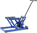 Motorcycle Lift, Heavy Duty Low Profile Hydraulic ATV Lift Jack with 1500 lb. Capacity, Steel
