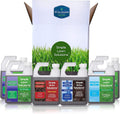 Simple Lawn Solutions - Ryan Knorr - Lawn Essentials Bundle Box - 6 Piece Set- Lawn Food 16-4-8 NPK, Lawn Energizer Booster, Root Hume- Humic Acid, Soil Hume- Seaweed, Humic Acid (32 Ounce Bundle)