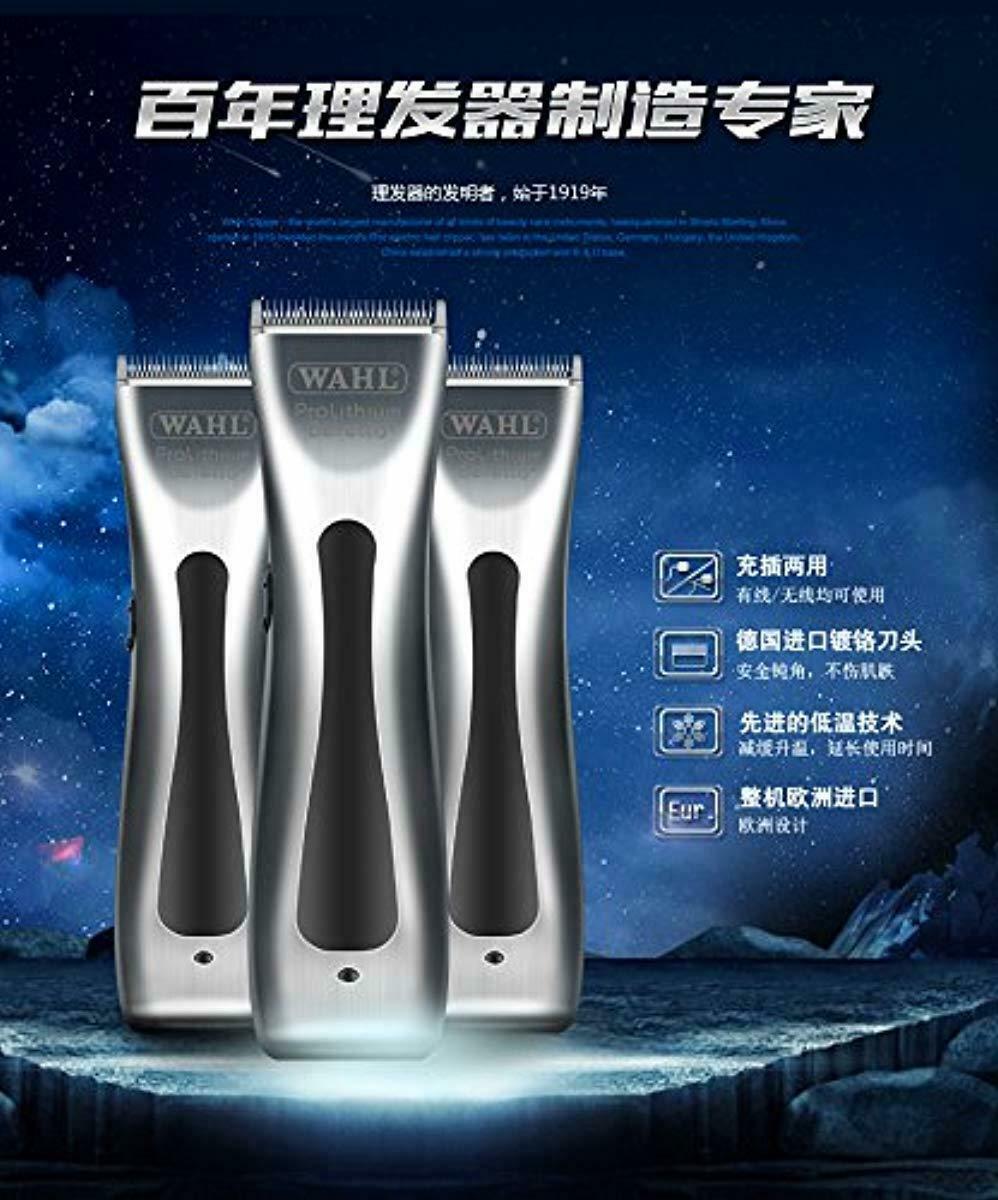 WAHL Pro-Lithium Beretto 4212-0472 Silver Professional Cordless Hair Clipper