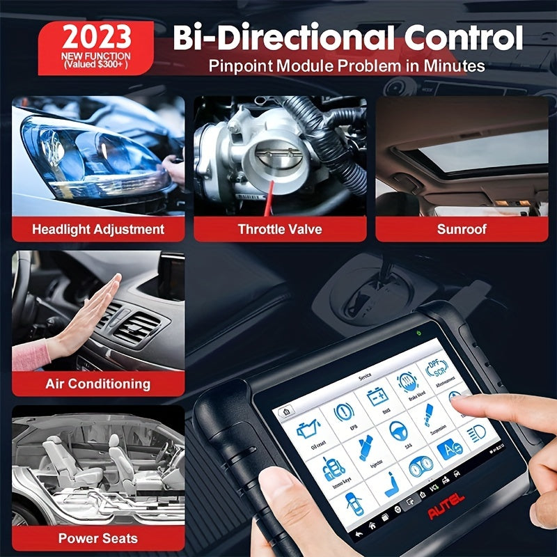Autel MaxiCOM MK808Z: Android 11 Scan Tool With 28+ Services &amp; 2023 Upgrades - All System Diagnostics!